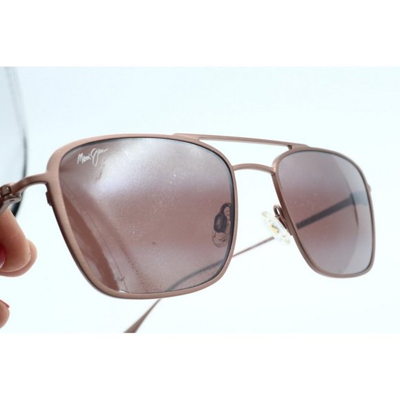 Maui Jim 542-19A EBB & FLOW Titanium Brown Maui Rose Lens - SEE DETAIL - Picture 7 of 8